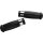 Antique Grips with Chrome accents Black 1" Throttle By Wire