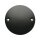 Domed Point Cover 2-hole Black