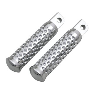 Dimpled Foot Pegs Chrome