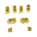 8 PC Switch Cap Set with Audio Gold Hand Control Switch...