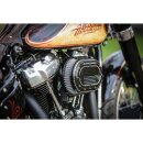Oval Airbox Air Cleaner Kit Black