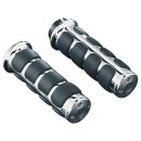 ISO Grips Chrome 7/8" Throttle By Wire