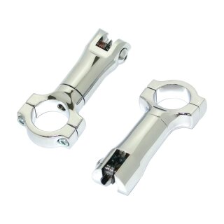 Billet Highway Footgeg Mount Chrome