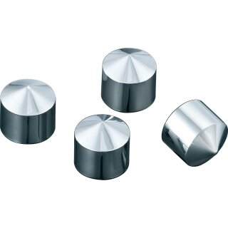 Peaked Rocker Box Bolt Cover Chrome