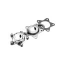 Star Hub Cover Kit Chrome