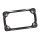 NESS BILLET ALU LICENSE PLATE FRAME, DEEP CUT