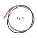 Tachometer Harness Stainless Braided and Clear Coated,...