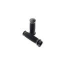Custom Contour Grips Black 1" Anodized Throttle By Wire