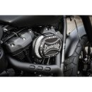 Oval Airbox Air Cleaner Kit Flat Black