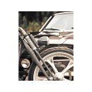 Low Springer Headlight Bracket Lowering headlamp Polished