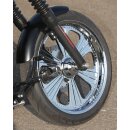 Dominator 2-Piece Brake Rotor Chrome Rear