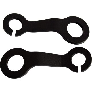 Rear Turn Signal Bracket M10 mounting hole Black Powder Coated