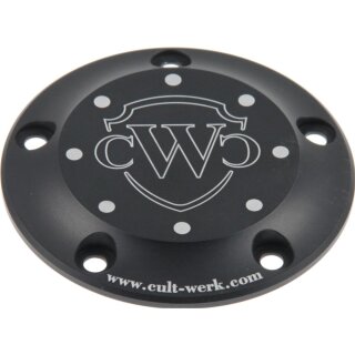 Point Cover 5-hole Black Anodized