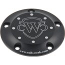 Point Cover 5-hole Black Anodized