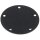 Point Cover 5-hole Black Anodized
