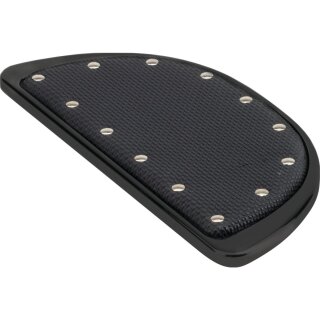 Banana Passenger Floorboards Inserts Black, Powder Coated