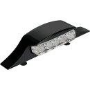 Down & Inside LED License Plate Light Black