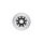 Disc Round DF FLV Floating Brake Disc 5-Hole Black Rear