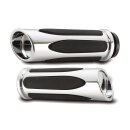 Arlen Ness, billet Deep Cut Comfort grips. Chrome