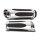 Arlen Ness, billet Deep Cut Comfort grips. Chrome