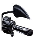 Arlen Ness Billet Deep Cut Comfort Griffe Schwarz für Harley TBW Modelle 08-25