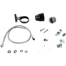 Arlen Ness, oil pressure gauge kit. Deep Cut, black