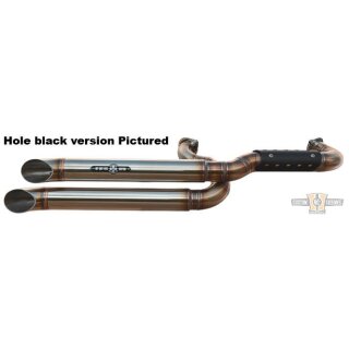 Outline Drager Drag Spoon Exhaust System Chrome Satin