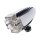Long Maltese Cross LED Turn Signal Chrome Clear LED