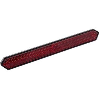 Reflector 131 x 12,5 mm Reflector with M5 Threaded Bolt Red