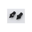 Down & Inside License Plate Turn Signal Bracket Black...