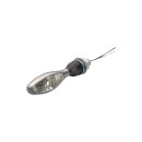 Micro 1000 LED Turn Signal Chrome Satin Clear LED