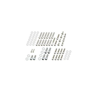 Drivetrain Screw Kits Kit includes screws for Side Covers, Inner Primary, Header Mount, Point Cover, Lifterbase Raw