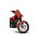 Hot Legs, 10-Gauge, Dual Disc, FLT 08-13, Black Fork Slider
