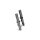 Hot Legs, 10-Gauge, Dual Disc, FLT 08-13, Black Fork Slider