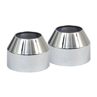 CHROME FORK BOOT COVER
