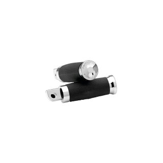 Contour Round Rider and Passenger Peg Set Chrome