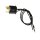 H4 Headlight Male Connector Black