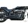Radial Low Exit Staggered Exhaust System Black Coated