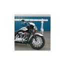 Retro Fork Boots Black Diamond Cut Anodized