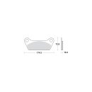 Organic Replacement Brake Pads