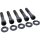 Sprocket Screw Kits Gloss Black Powder Coated