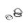 Chrome Exhaust Flange Kit Exhaust Flange and Retaining Ring Kit Chrome