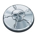 Vented Zombie Gas Cap Right Hand Thread Chrome
