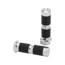 Delta Grips Black Chrome 1" Cable operated