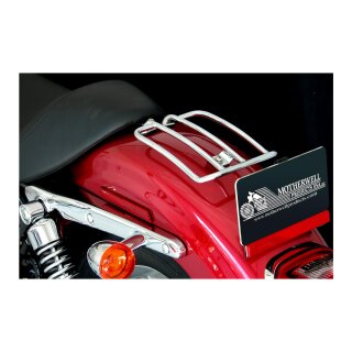 6" Solo Luggage Rack Chrome