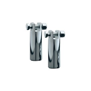 3-1/2" Peg Mounts With 3/8"-16 Mount Bolts Chrome