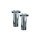 3-1/2" Peg Mounts With 3/8"-16 Mount Bolts Chrome
