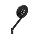 Conero Mirror 175 mm stem Black, Anodized