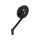 Conero Mirror 175 mm stem Black, Anodized