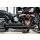 CH Configured Hot Shot Pipes Euro3 Top Chop Staggered  Floorboards Headpipes 70 mm VA black    (Interference Tube, DTC included)